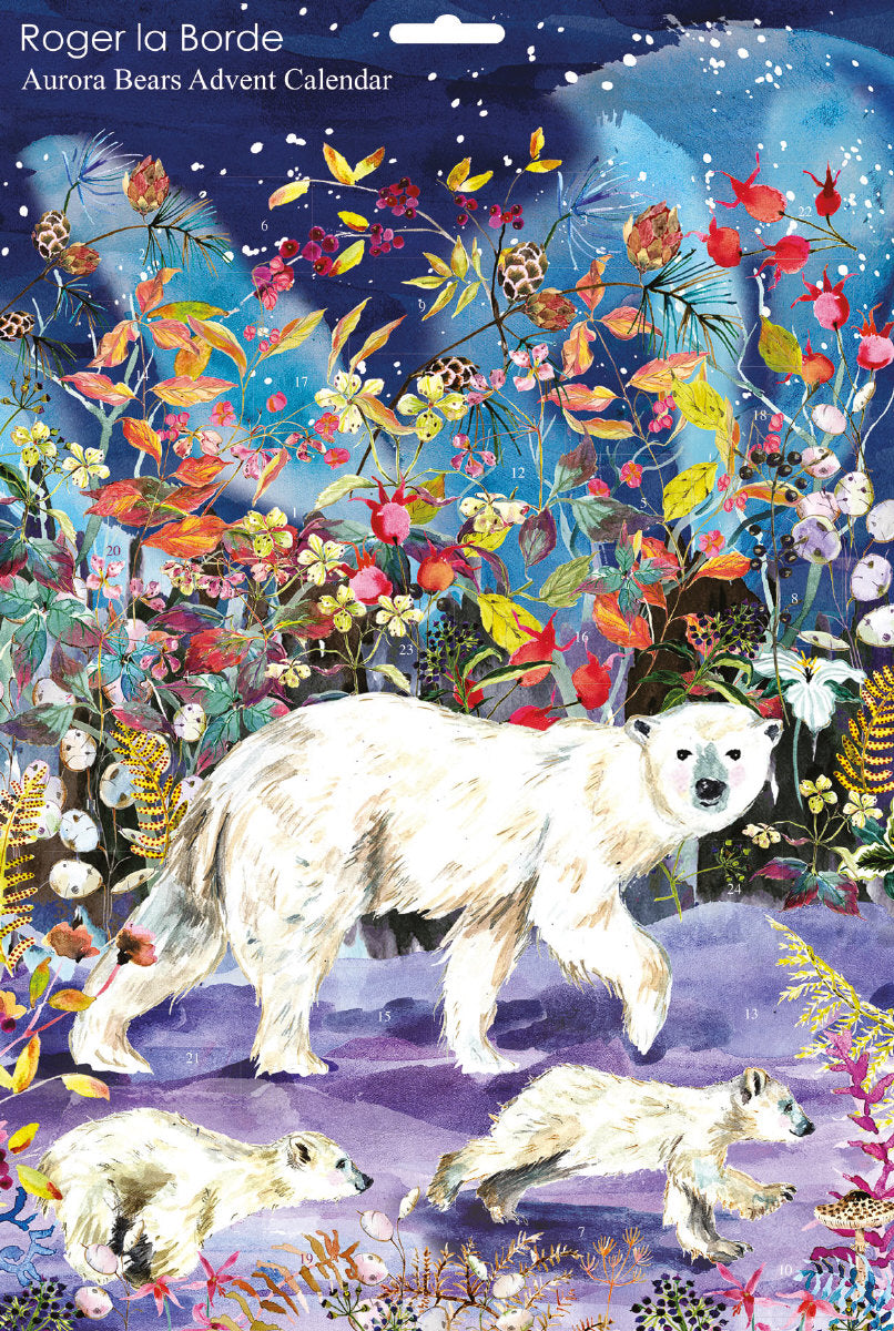 Roger la Borde Aurora Bears Advent Calendar featuring artwork by Fay Ford