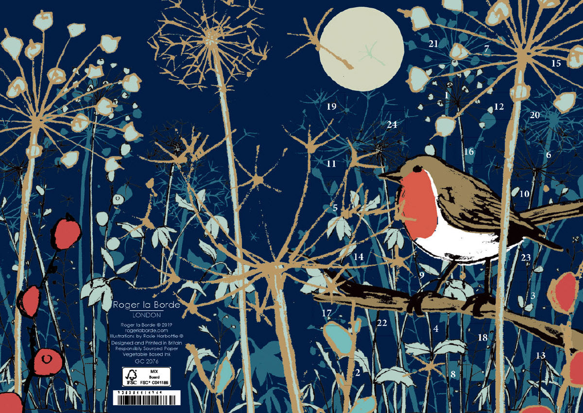 Roger la Borde Winters Tale Advent Calendar Card featuring artwork by Jane Ray