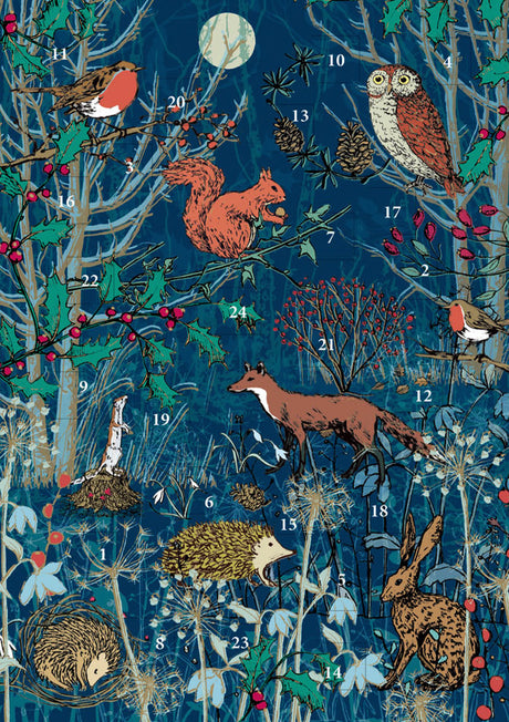 Roger la Borde Winters Tale Advent Calendar Card featuring artwork by Roger la Borde