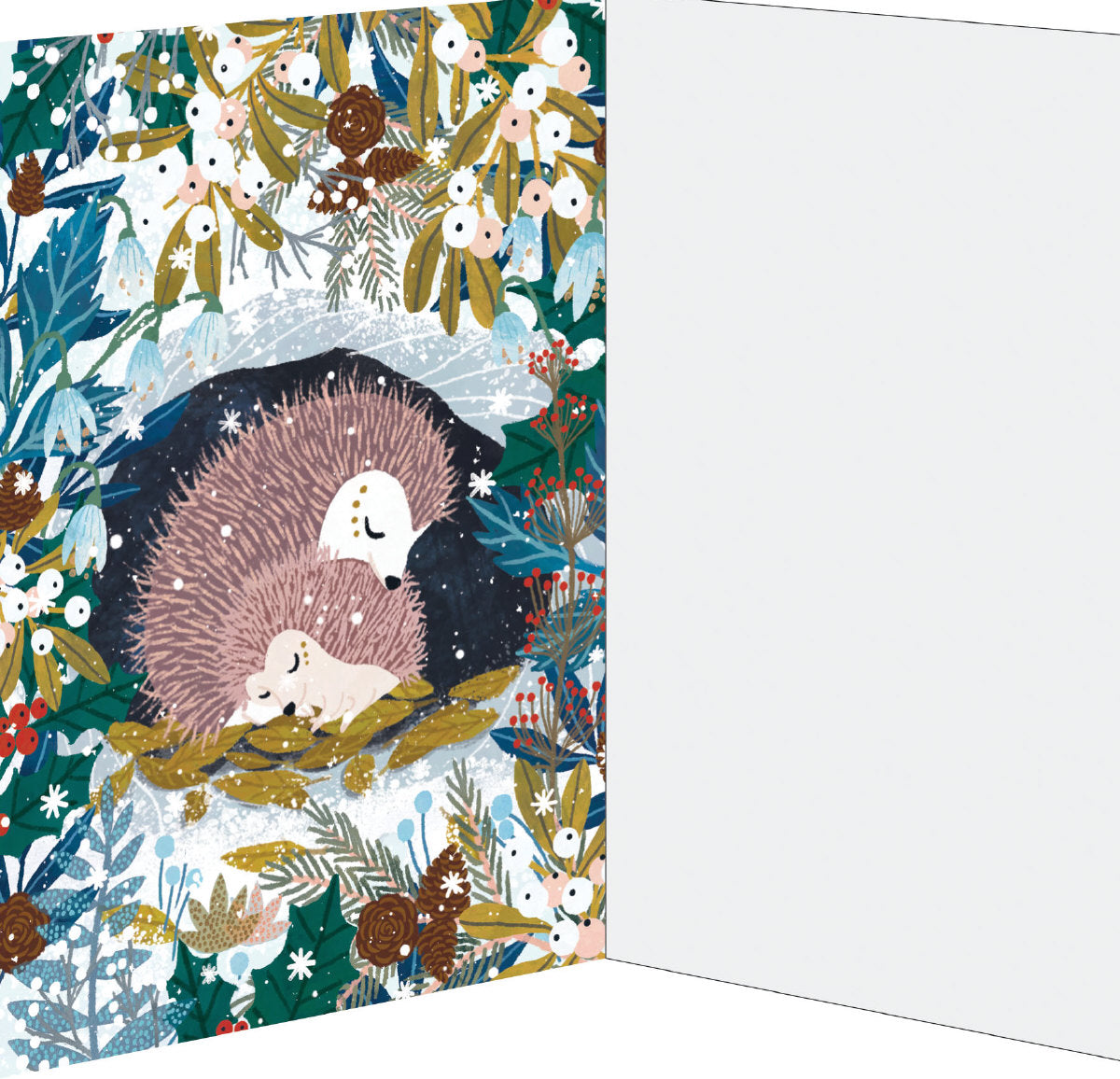 Roger la Borde Beneath the Tree Advent Calendar Card featuring artwork by Antoana Oreski