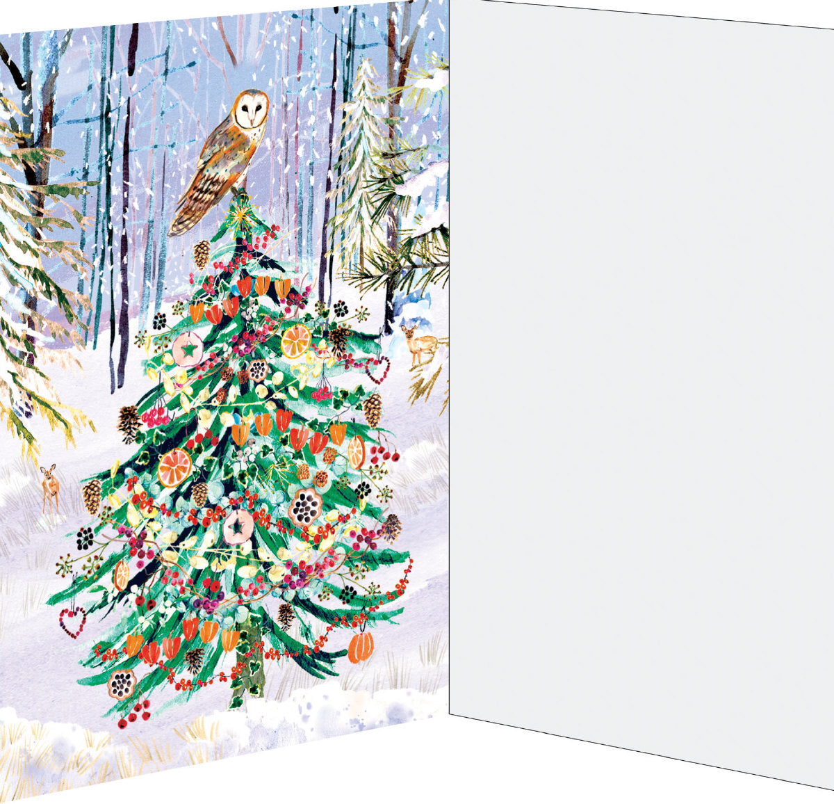 Roger la Borde Wild Winters Song Advent Calendar Card featuring artwork by Fay Ford