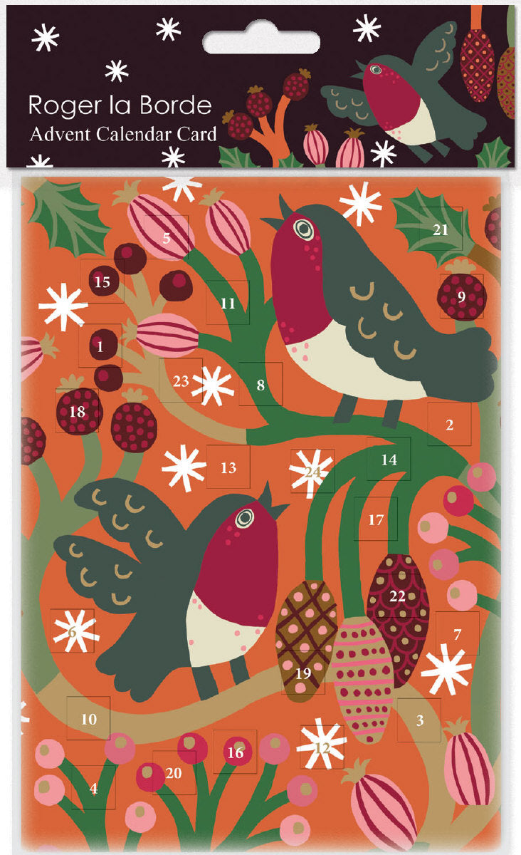 Christmas Chorus Advent Calendar Card