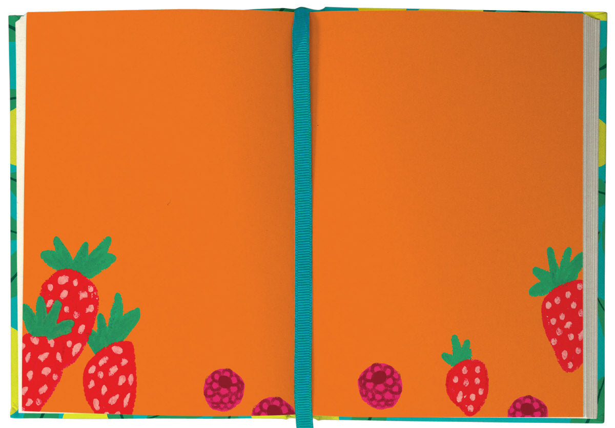 Roger la Borde Cute Fruit Illustrated Journal featuring artwork by Anne Bentley