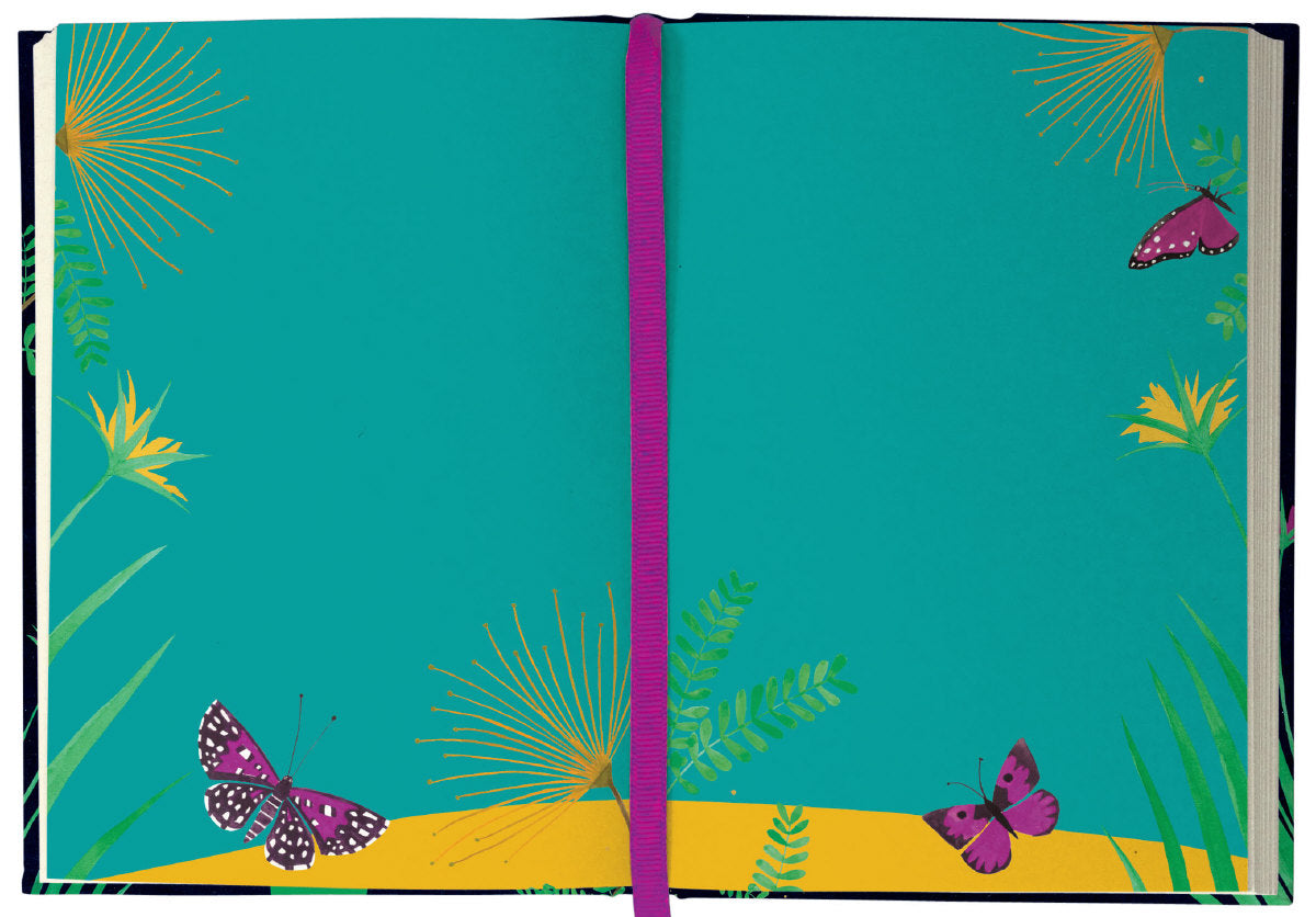 Roger la Borde Night Flower Illustrated Journal featuring artwork by Lara Hawthorne