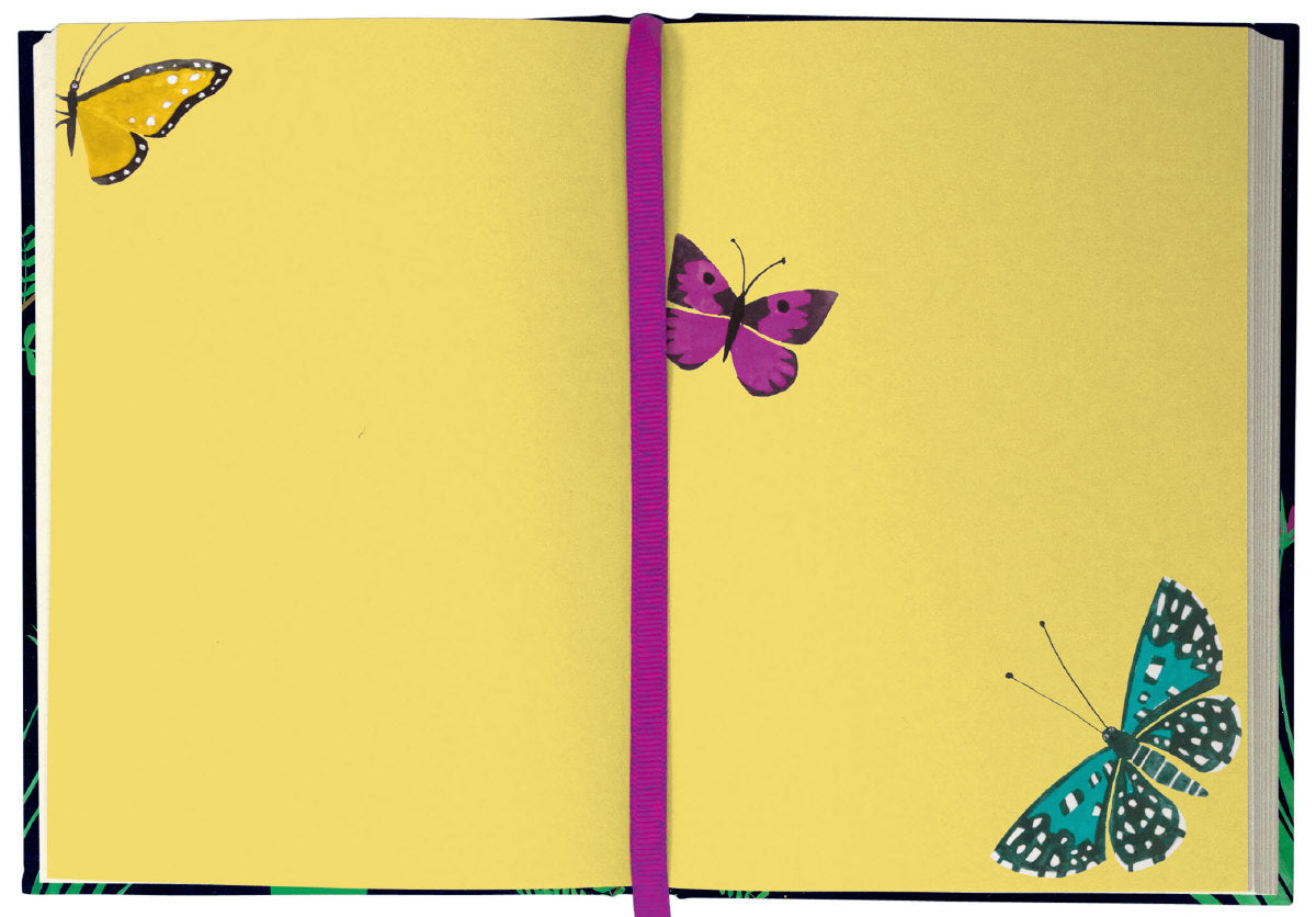 Roger la Borde Night Flower Illustrated Journal featuring artwork by Lara Hawthorne