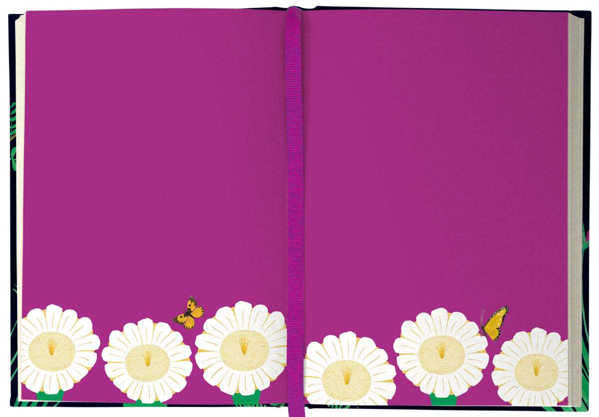 Roger la Borde Night Flower Illustrated Journal featuring artwork by Lara Hawthorne