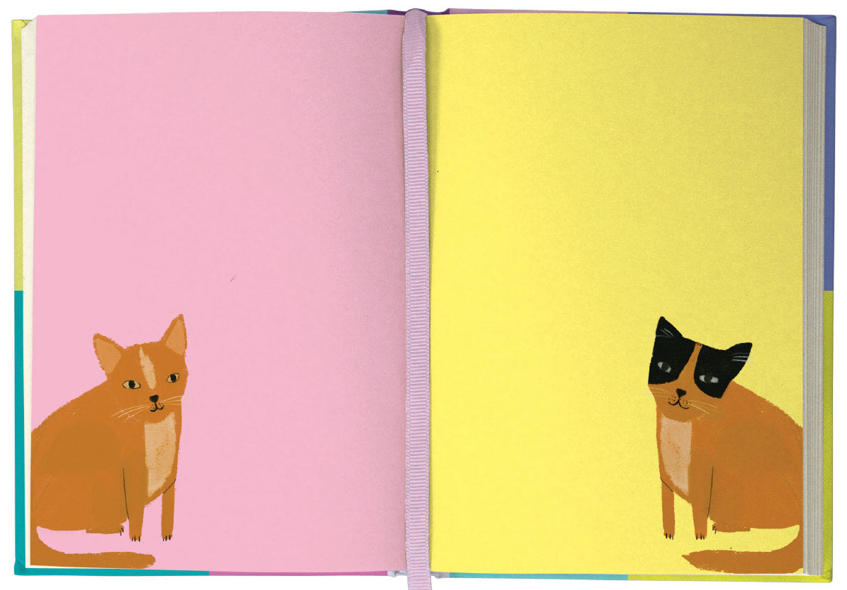 Roger la Borde Cat Etiquette Illustrated Journal featuring artwork by Anne Bentley