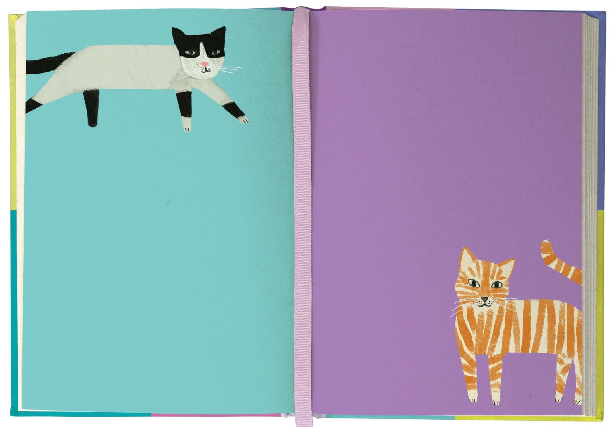 Roger la Borde Cat Etiquette Illustrated Journal featuring artwork by Anne Bentley