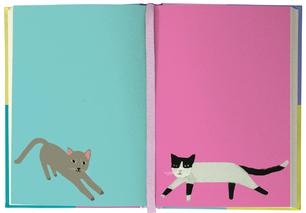 Roger la Borde Cat Etiquette Illustrated Journal featuring artwork by Anne Bentley