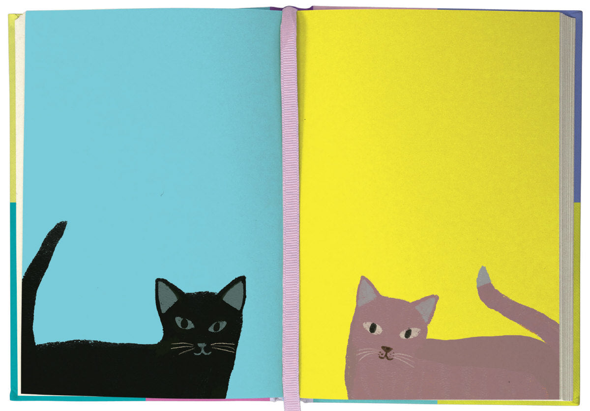 Roger la Borde Cat Etiquette Illustrated Journal featuring artwork by Anne Bentley