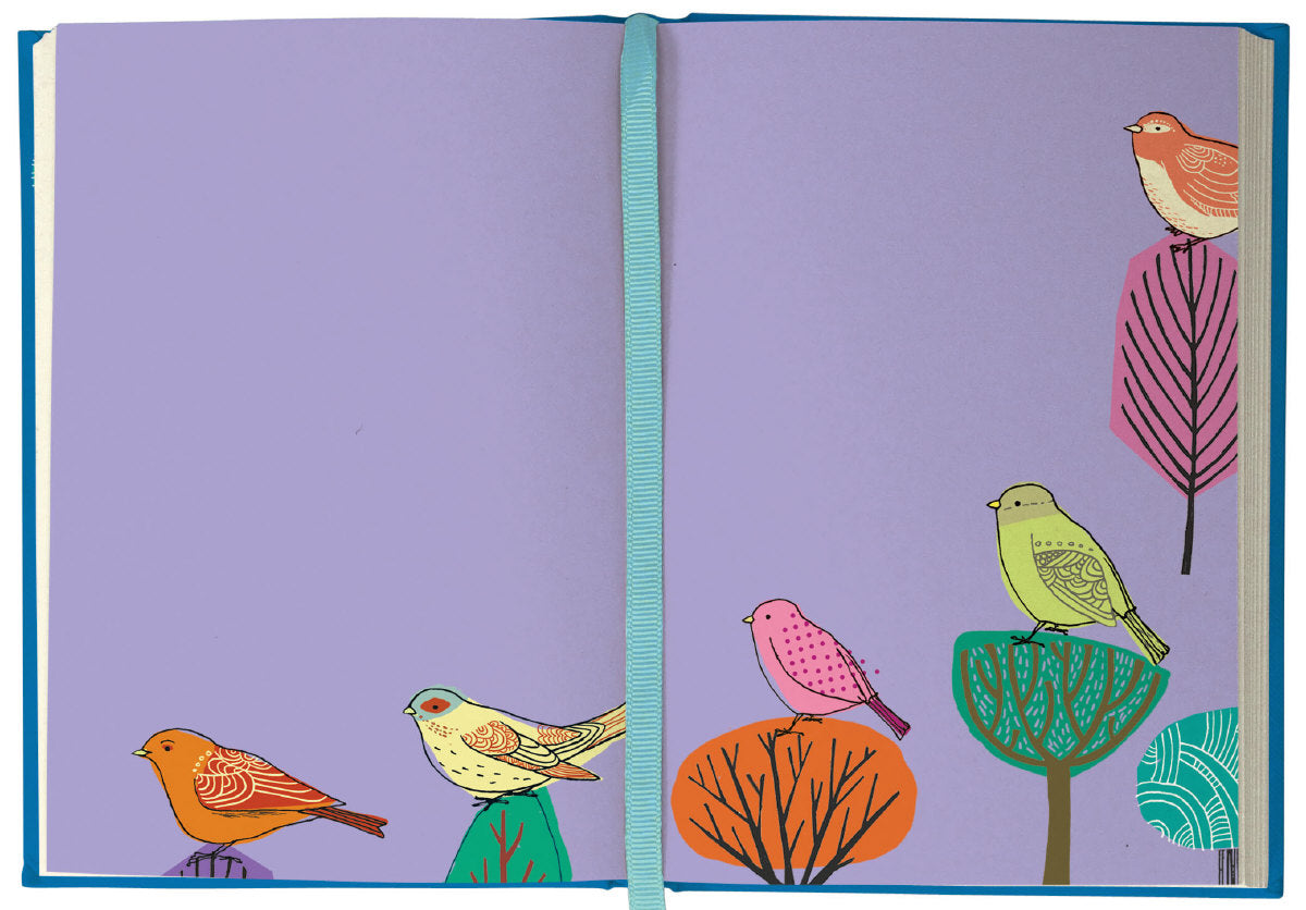 Roger la Borde Modern Birds Illustrated Journal featuring artwork by Repeat Repeat