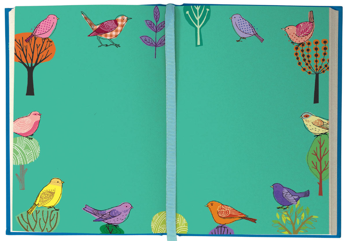Roger la Borde Modern Birds Illustrated Journal featuring artwork by Repeat Repeat