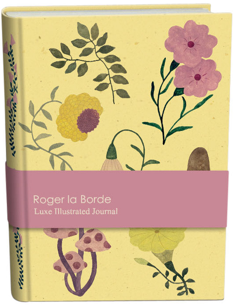 Roger la Borde Flora and Fungi Illustrated Journal featuring artwork by Karolina Ciechanska