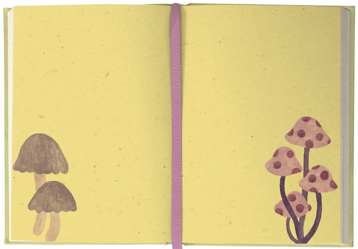 Roger la Borde Flora and Fungi Illustrated Journal featuring artwork by Karolina Ciechanska
