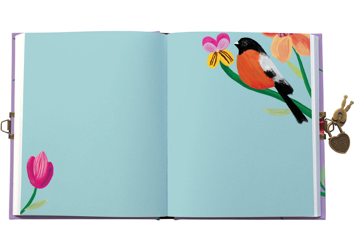 Roger la Borde Birdhaven Lockable Notebook featuring artwork by Katie Vernon