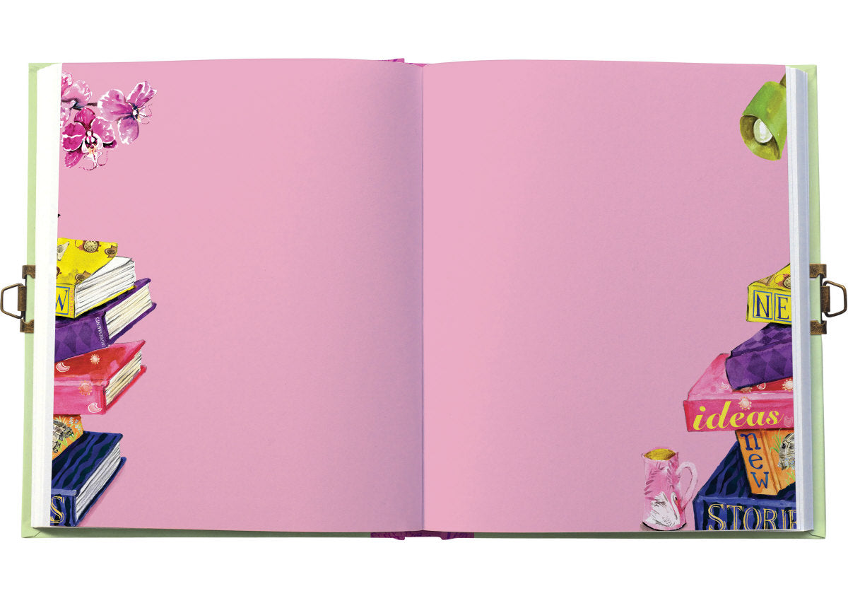 Roger la Borde Bookstack Lockable Notebook featuring artwork by Fay Ford