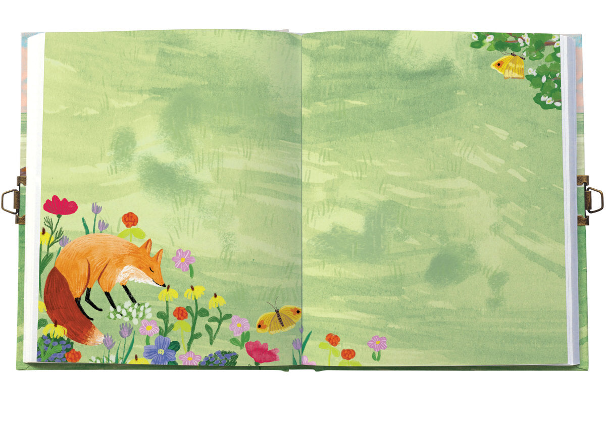 Roger la Borde Meadowland Lockable Notebook featuring artwork by Katie Vernon