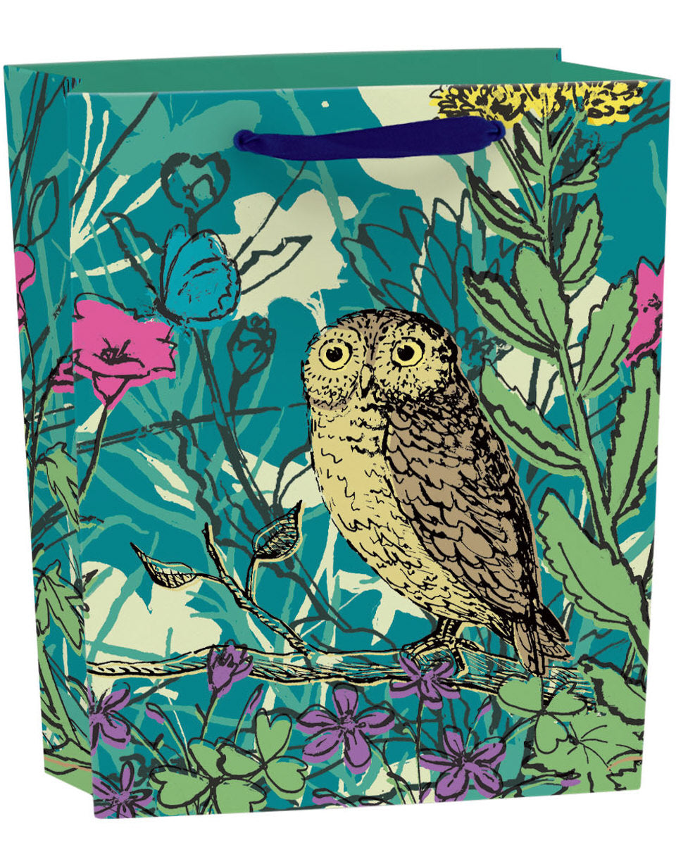 Roger la Borde Woodland Journal Medium Gift Bag featuring artwork by MCS