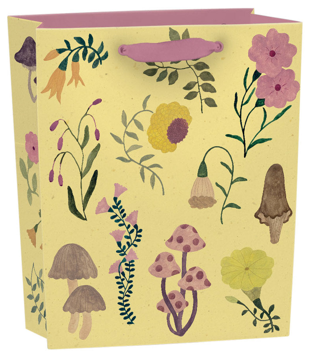 Roger la Borde Flora and Fungi Small Gift Bag featuring artwork by Karolina Ciechanska