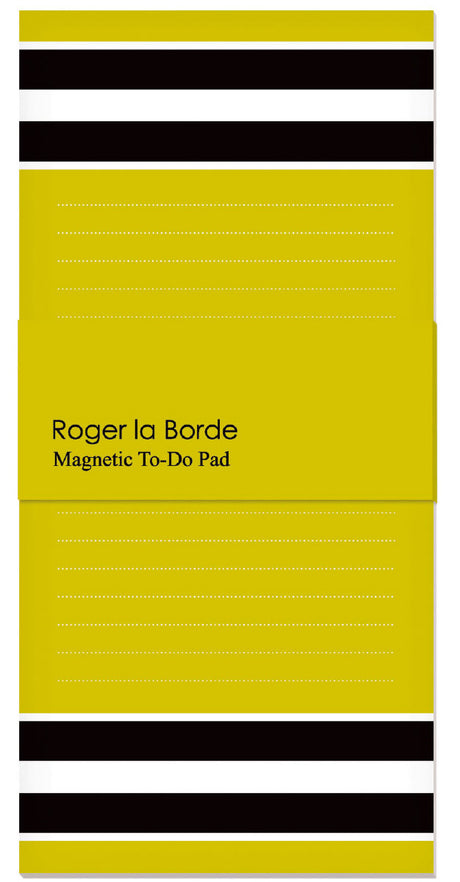 Roger la Borde Riviera To-Do Notepad featuring artwork by Roger la Borde