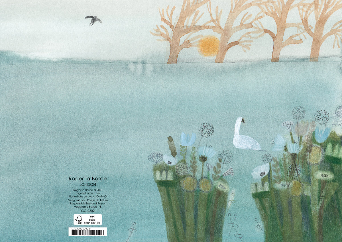 Roger la Borde Wilderness Greeting Card featuring artwork by Laura Carlin