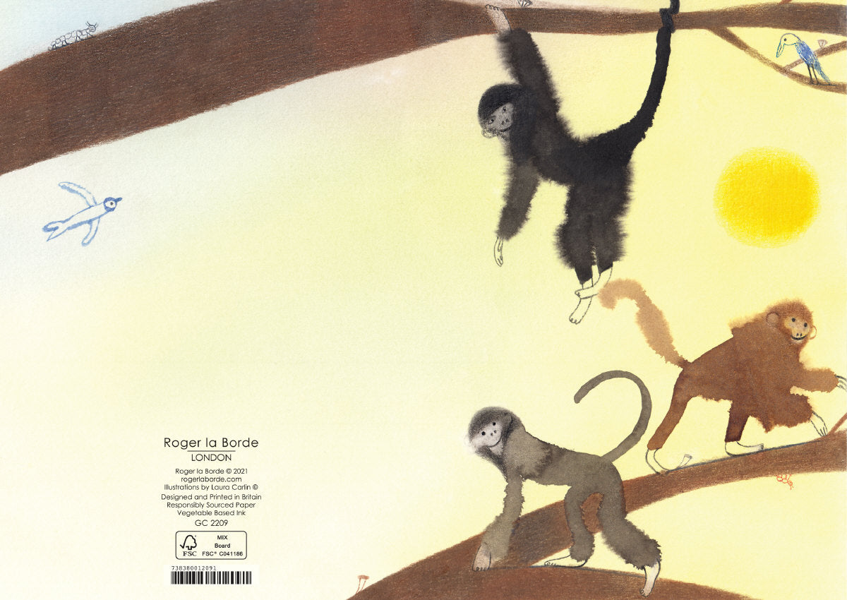 Roger la Borde Wilderness Greeting Card featuring artwork by Laura Carlin