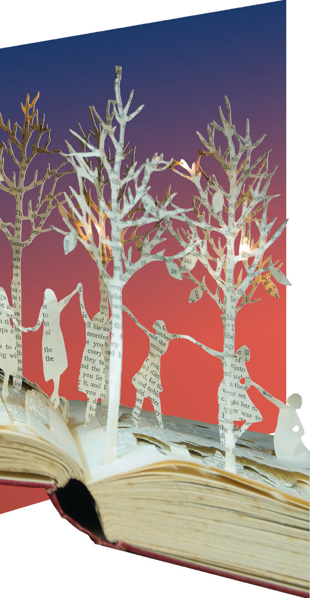 Roger la Borde Scissors Paper Tree Lasercut Card featuring artwork by Su Blackwell