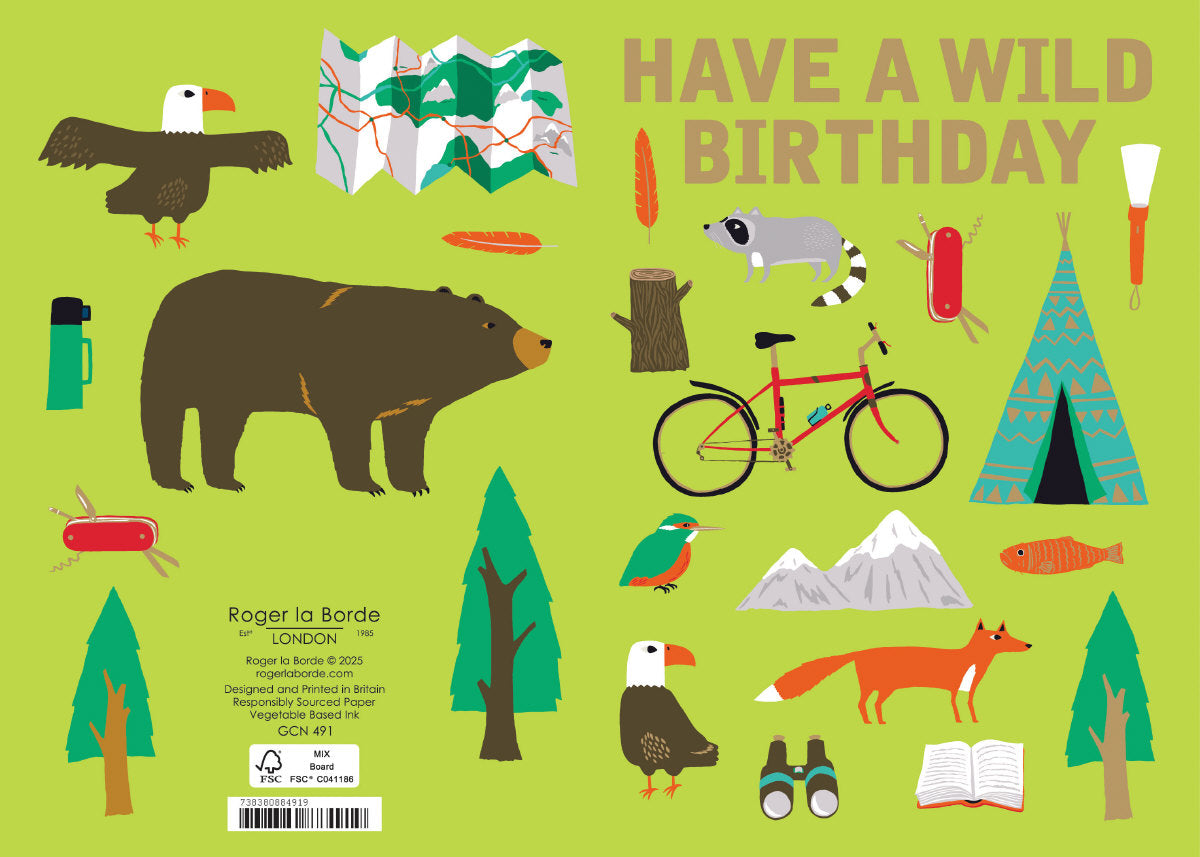 Roger la Borde Bear Mountain Petite Card featuring artwork by Roger la Borde