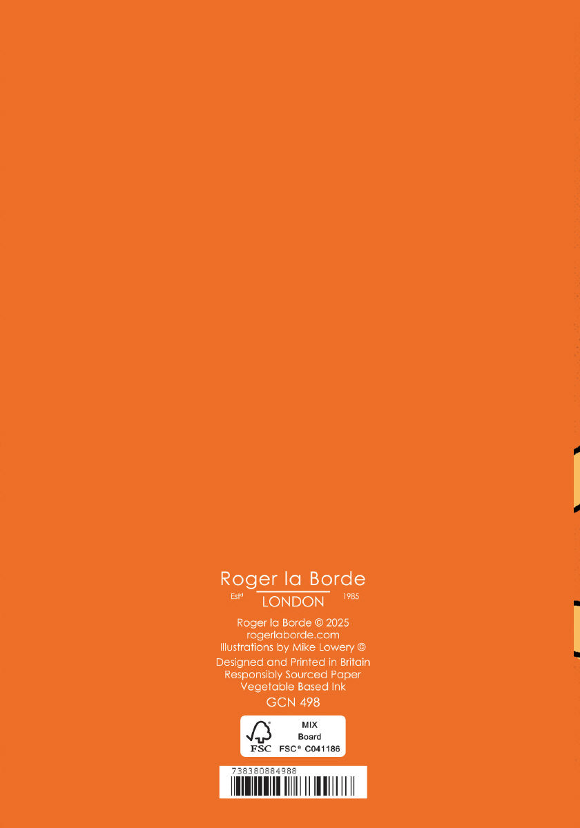 Roger la Borde Two Tone Petite Card featuring artwork by Mike Lowery