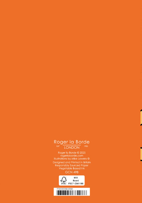 Roger la Borde Two Tone Petite Card featuring artwork by Mike Lowery