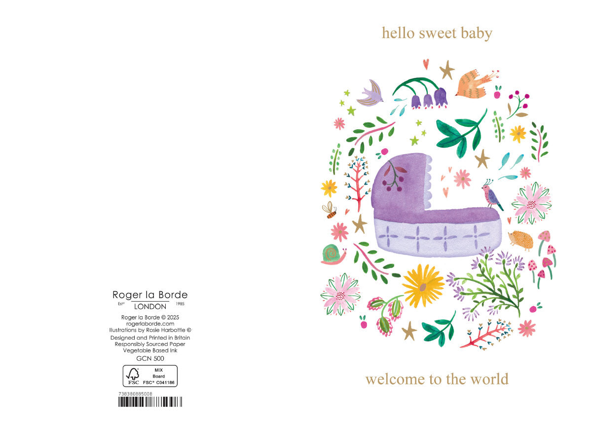 Roger la Borde Over the Rainbow Petite Card featuring artwork by Rosie Harbottle