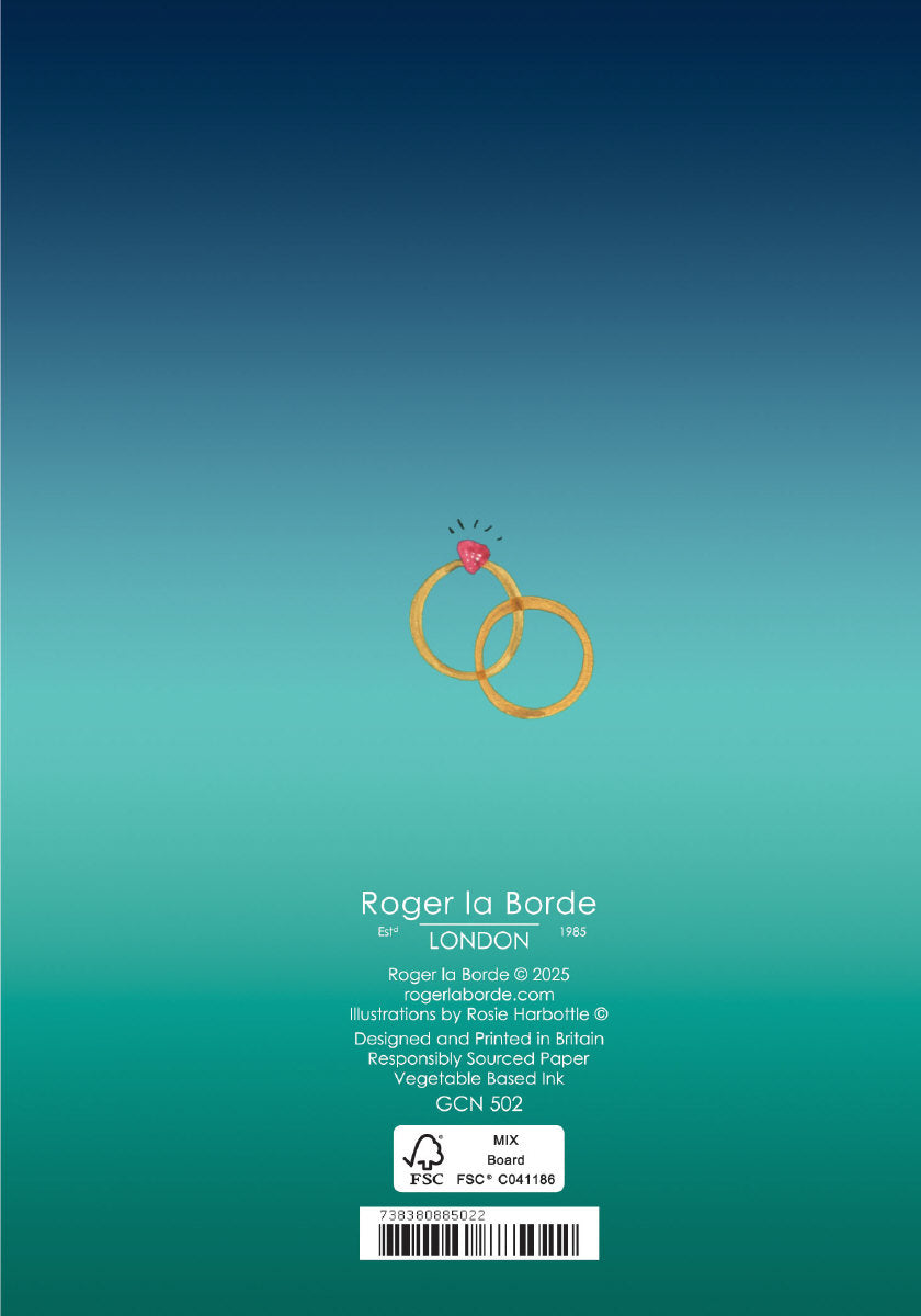 Roger la Borde Over the Rainbow Petite Card featuring artwork by Rosie Harbottle