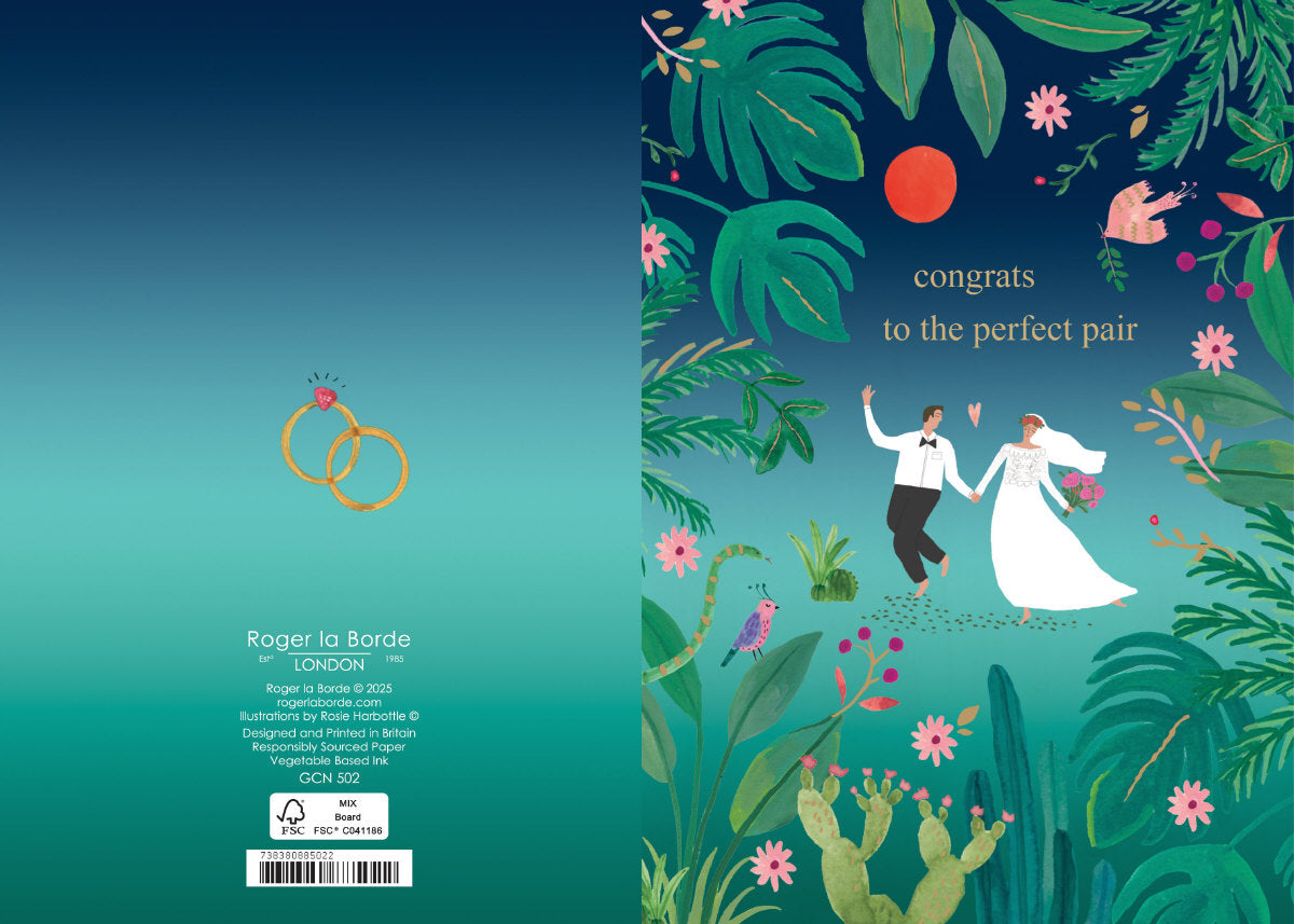 Roger la Borde Over the Rainbow Petite Card featuring artwork by Rosie Harbottle