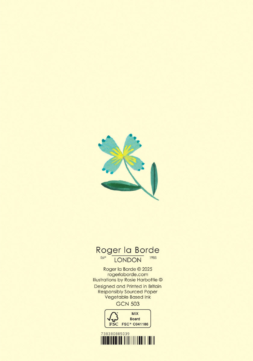 Roger la Borde Over the Rainbow Petite Card featuring artwork by Rosie Harbottle