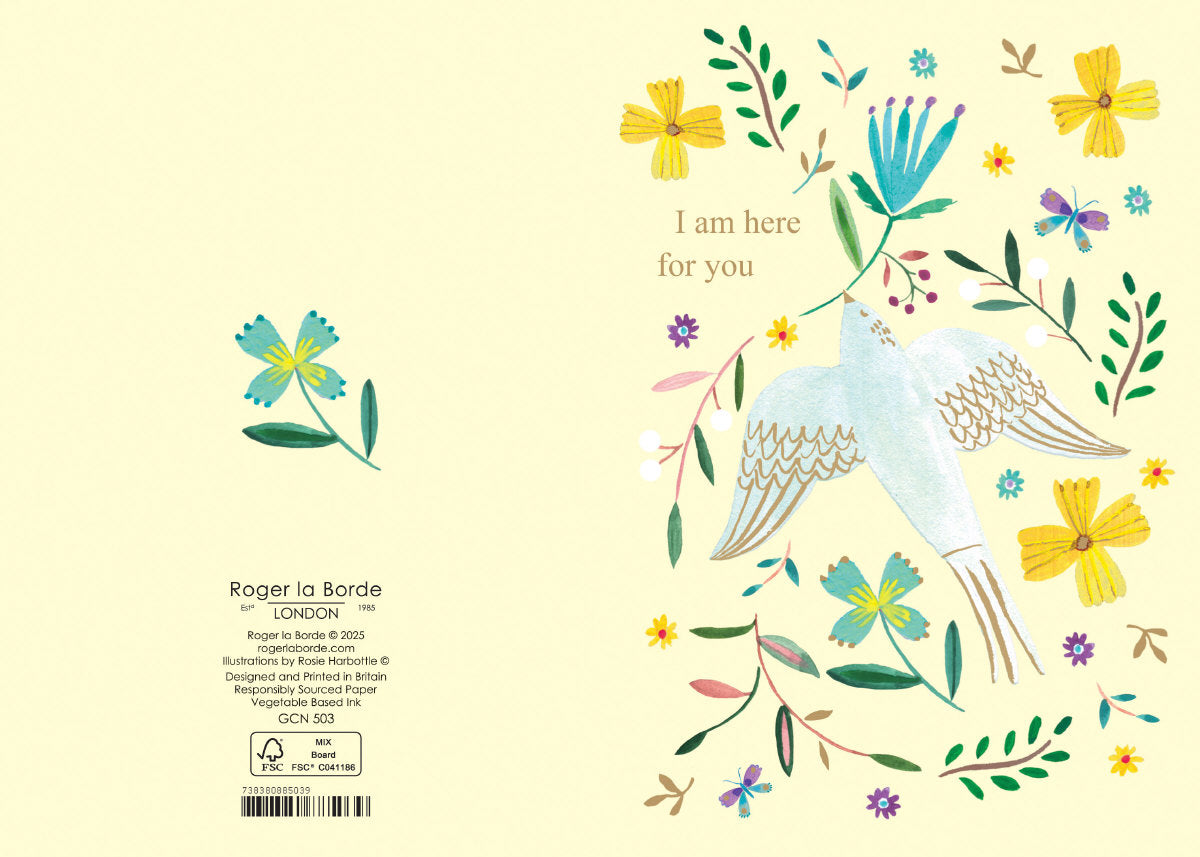 Roger la Borde Over the Rainbow Petite Card featuring artwork by Rosie Harbottle