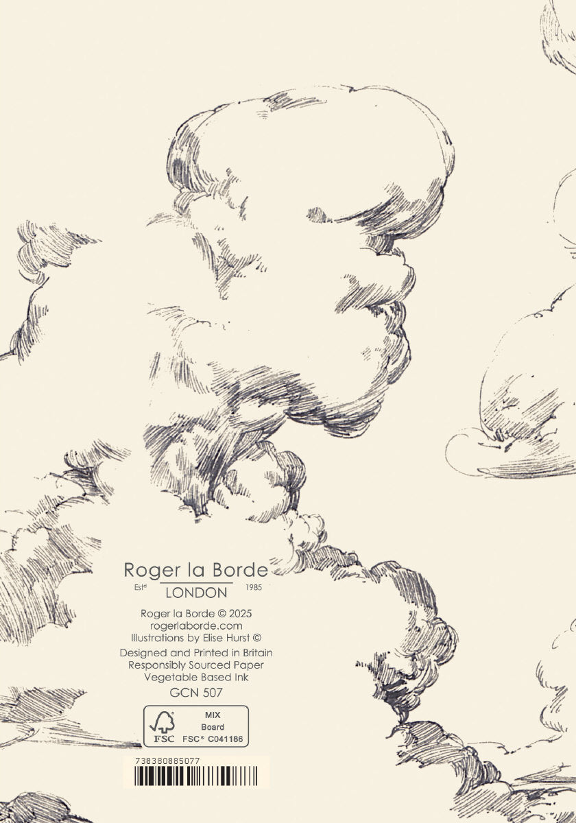 Roger la Borde Flying Bear Petite Card featuring artwork by Elise Hurst