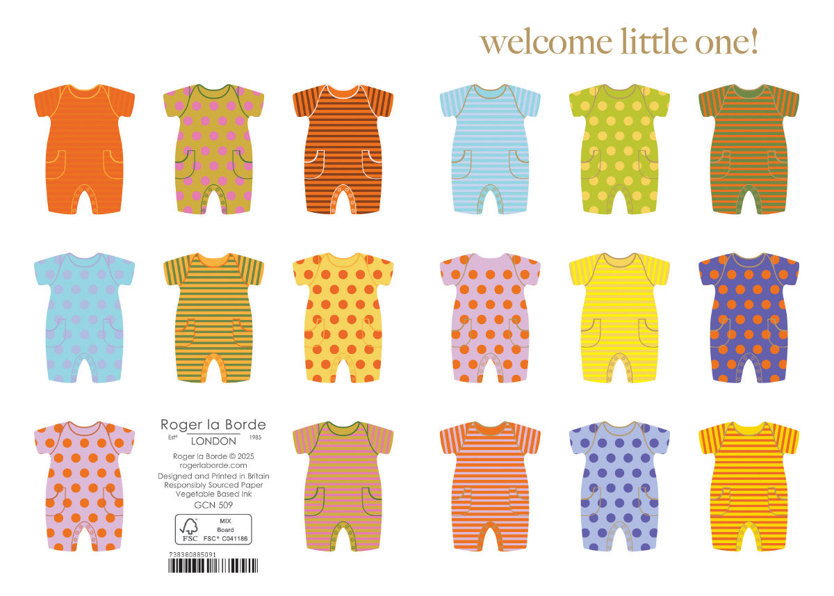 Roger la Borde Baby Chic Petite Card featuring artwork by Roger la Borde