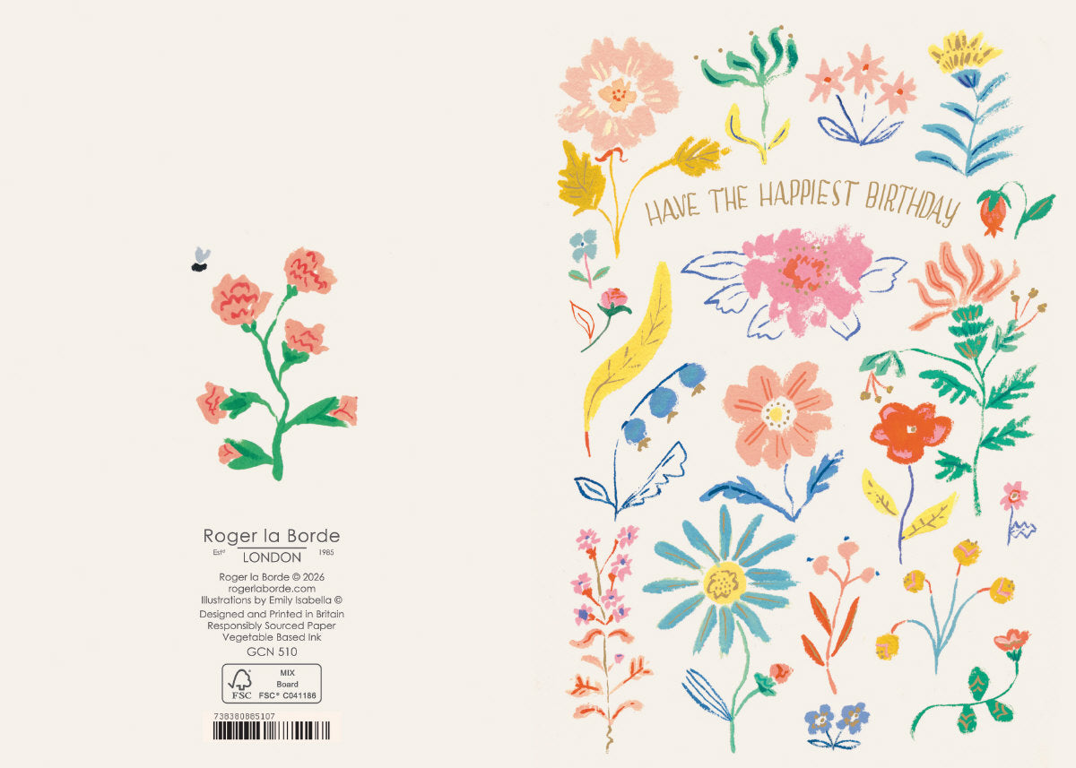 Roger la Borde Little House Petite Card featuring artwork by Emily Isabella