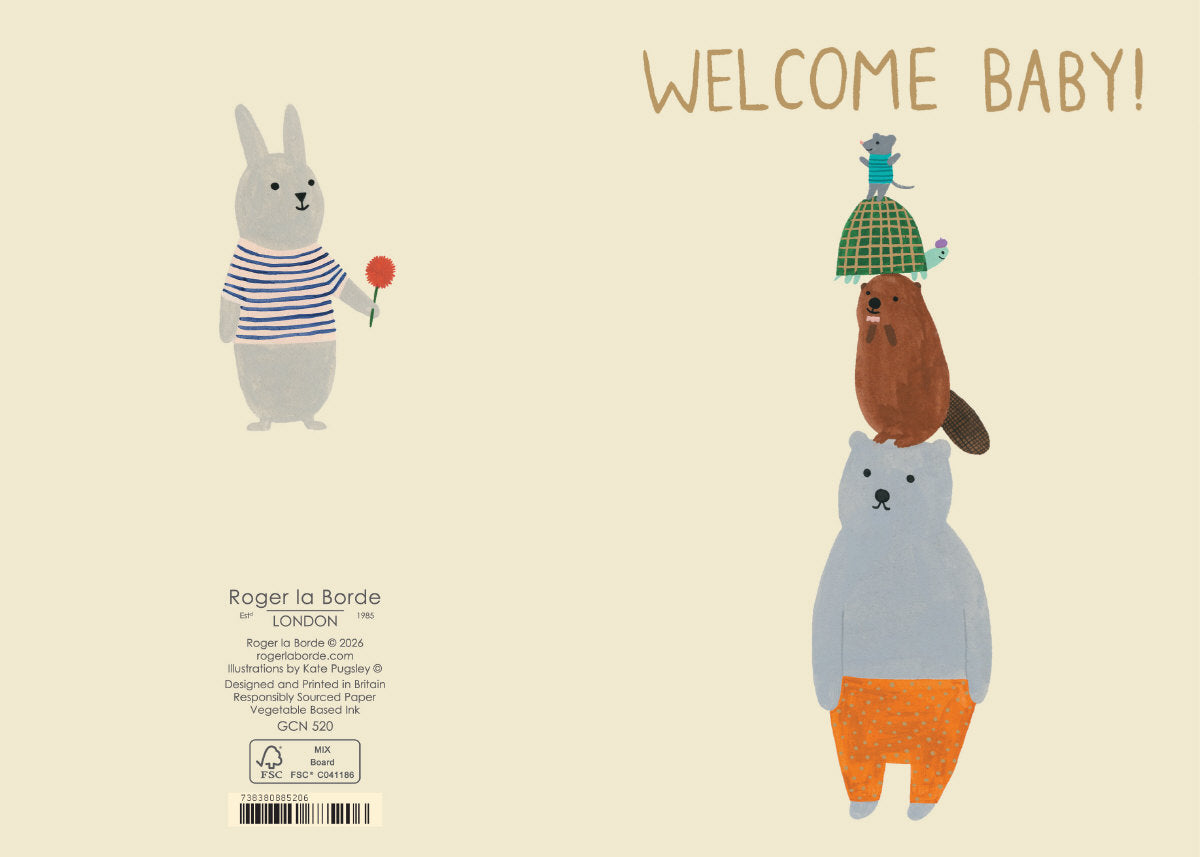 Roger la Borde Chicago School Petite Card featuring artwork by Kate Pugsley