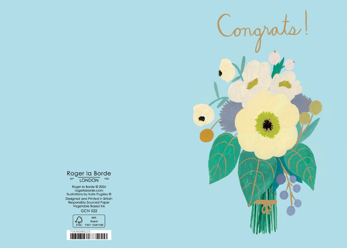 Roger la Borde Chicago School Petite Card featuring artwork by Kate Pugsley