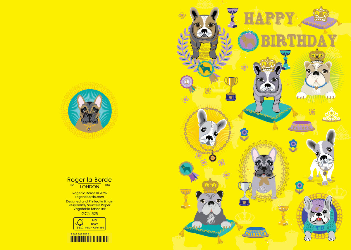 Roger la Borde Chic Petite Card featuring artwork by Roger la Borde