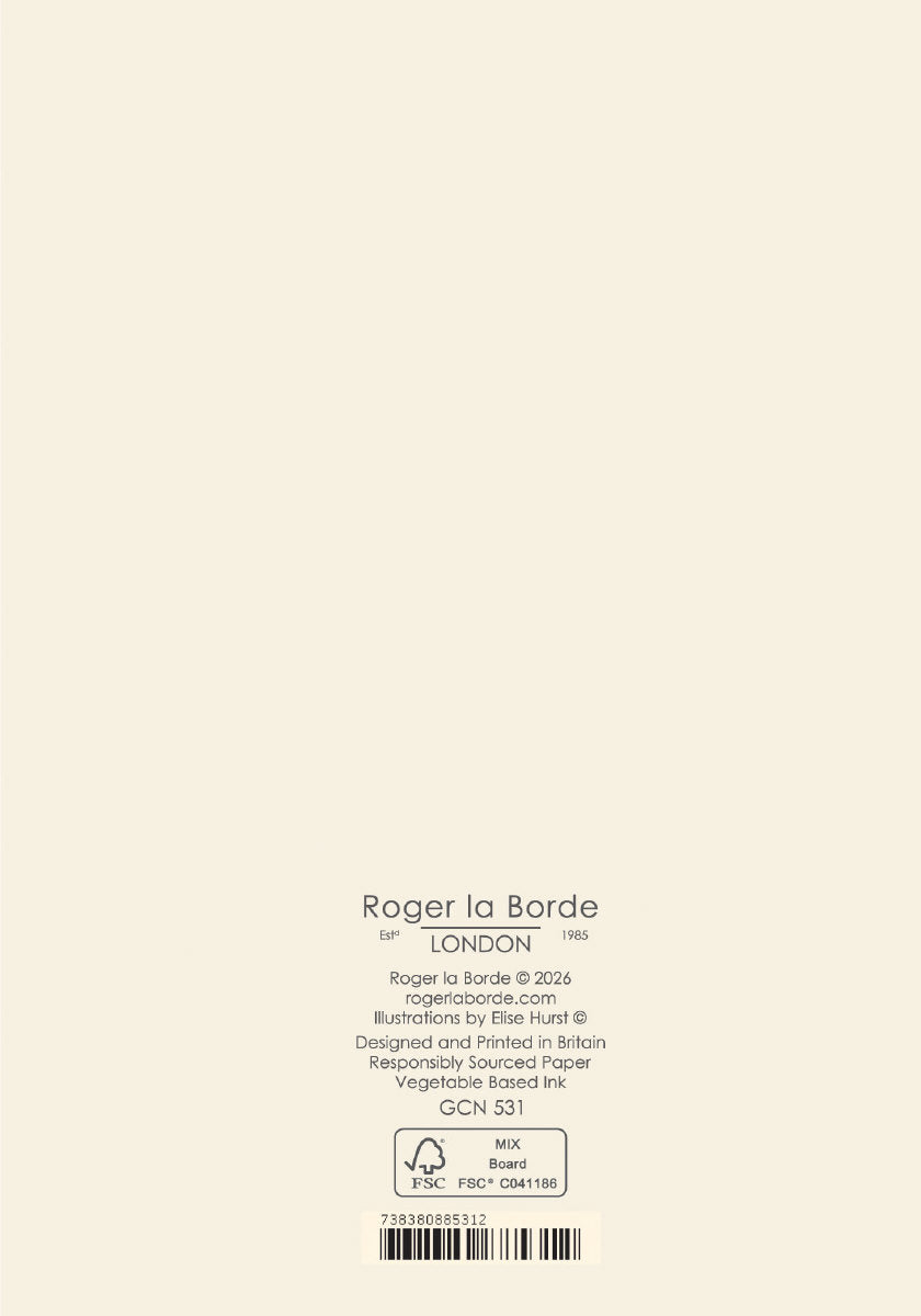 Roger la Borde Mondoodle Petite Card featuring artwork by Elise Hurst