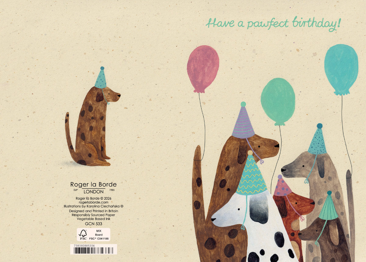 Roger la Borde Petit Fours Petite Card featuring artwork by Karolina Ciechanska