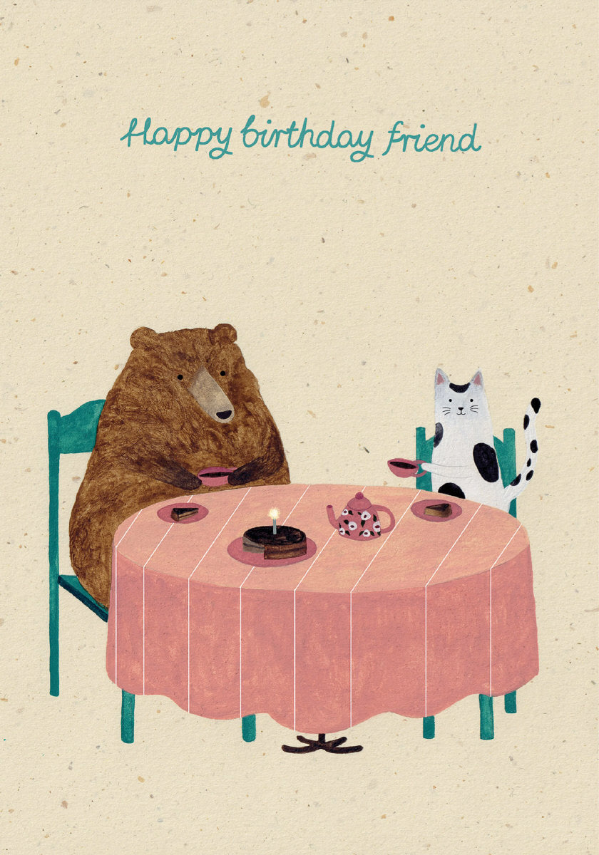 Roger la Borde Petit Fours Petite Card featuring artwork by Karolina Ciechanska