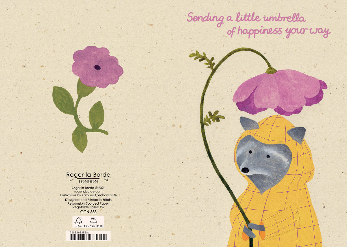 Roger la Borde Petit Fours Petite Card featuring artwork by Karolina Ciechanska