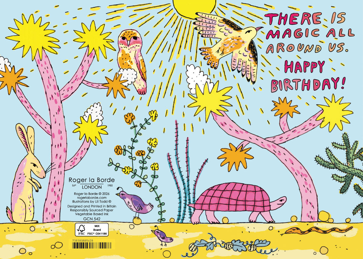 Roger la Borde Magic Hour Petite Card featuring artwork by Lili Todd