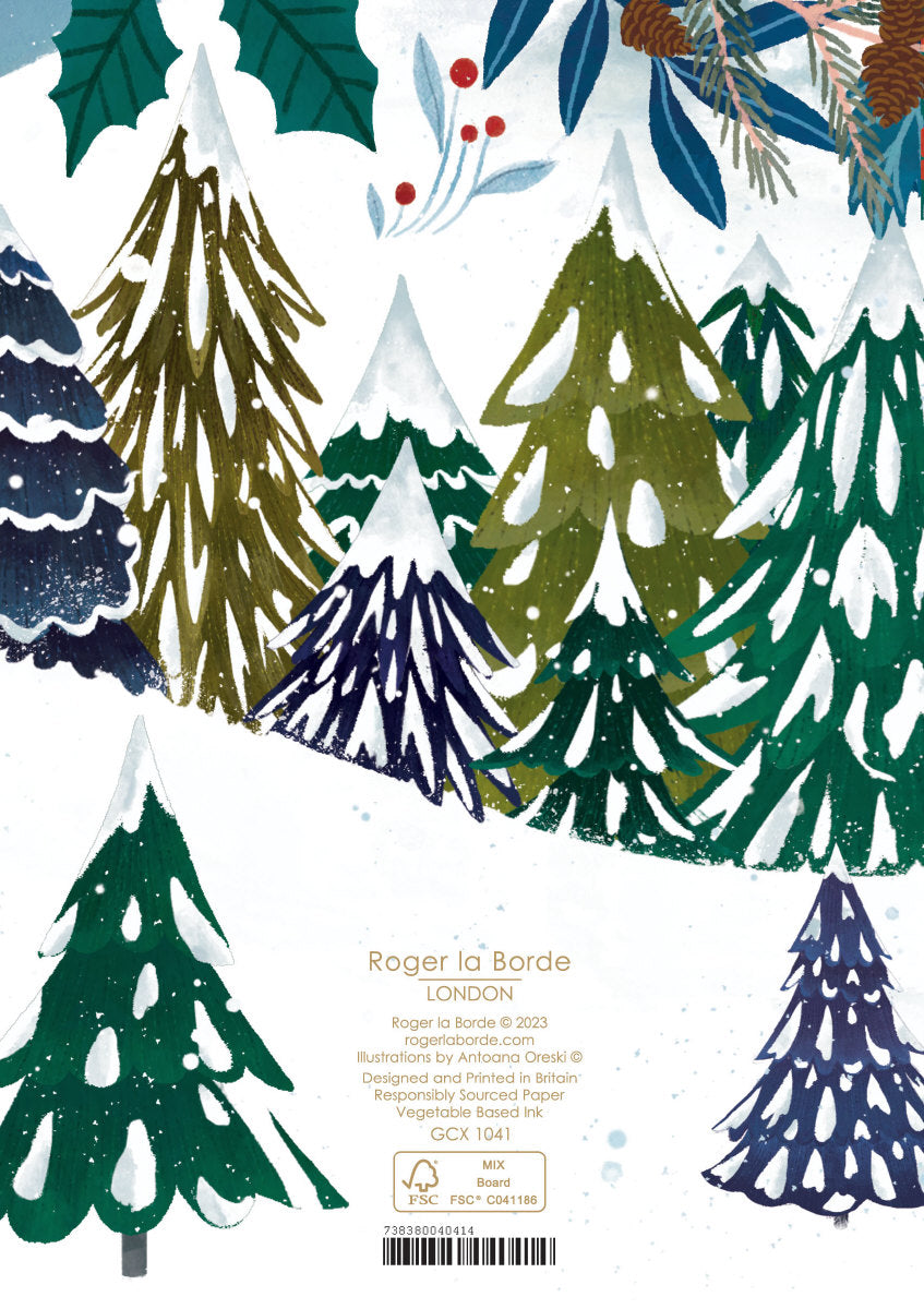 Roger la Borde Polar Bear Bower Standard Card featuring artwork by Antoana Oreski