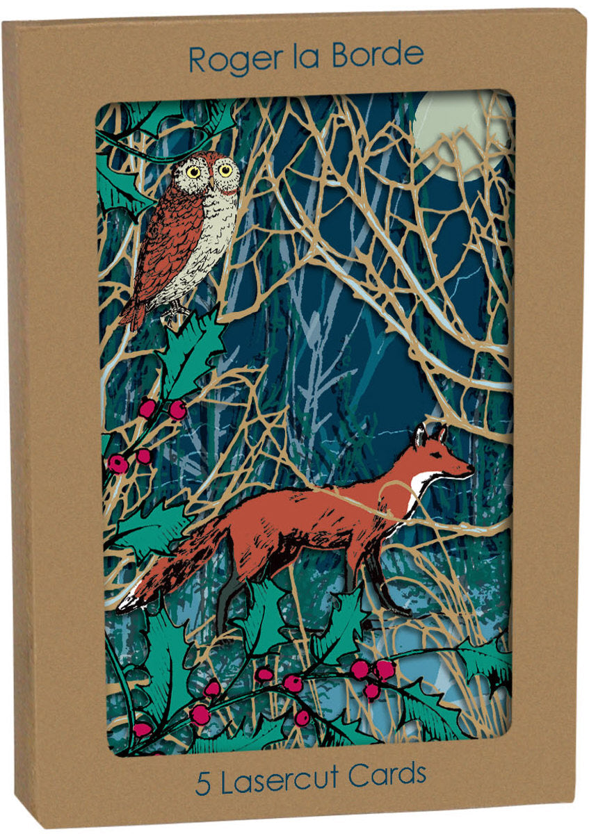 Roger la Borde Winters Tale Lasercut Card featuring artwork by Roger la Borde