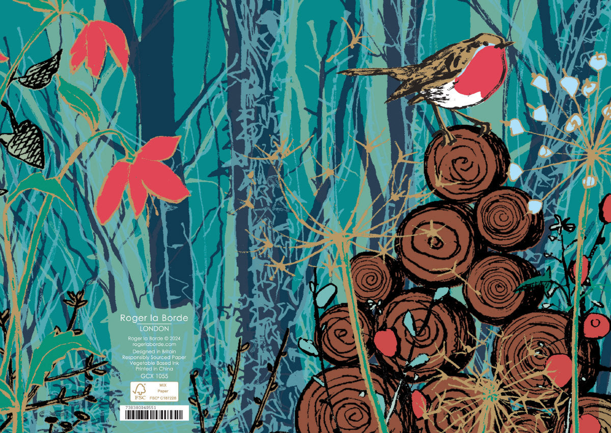 Roger la Borde Winters Tale Greeting Card featuring artwork by Roger la Borde