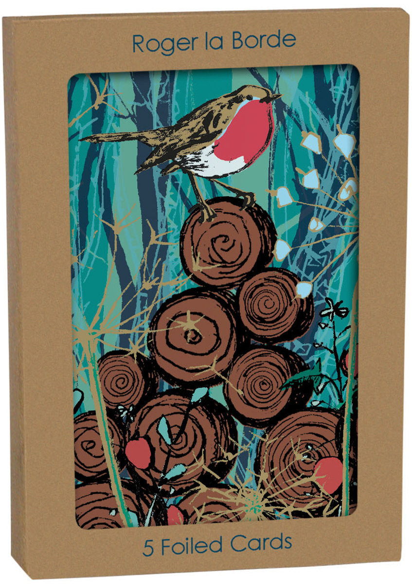 Roger la Borde Winters Tale Greeting Card featuring artwork by Roger la Borde